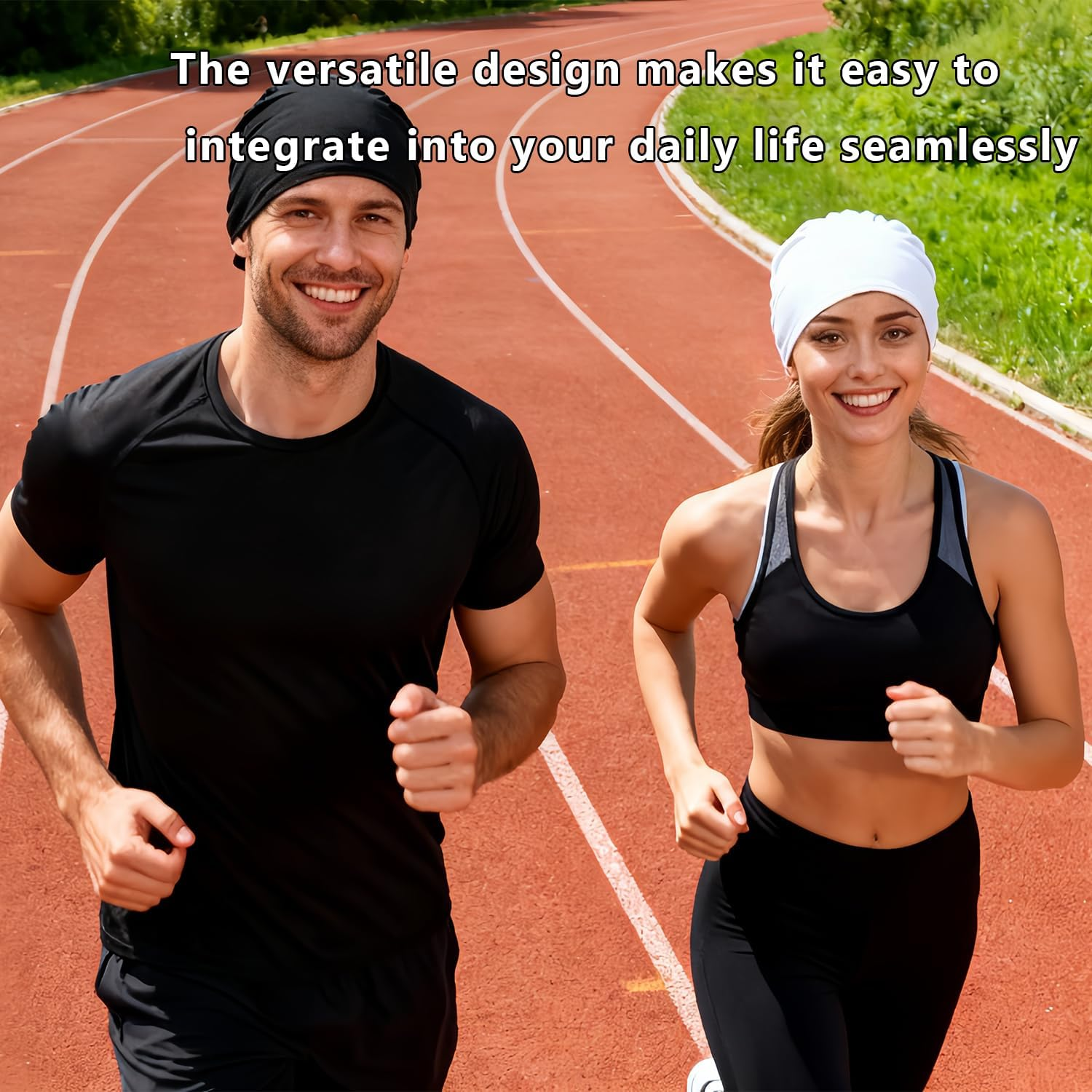 9 PCS Chemo Hats for Women, Breathable Cancer Headwear Elastic Chemo Hats for Hair Loss, Solid Beanie Skull Cap for Sleeping, Hair Bonnet for Patients Recovery, Daily Wear image number 1