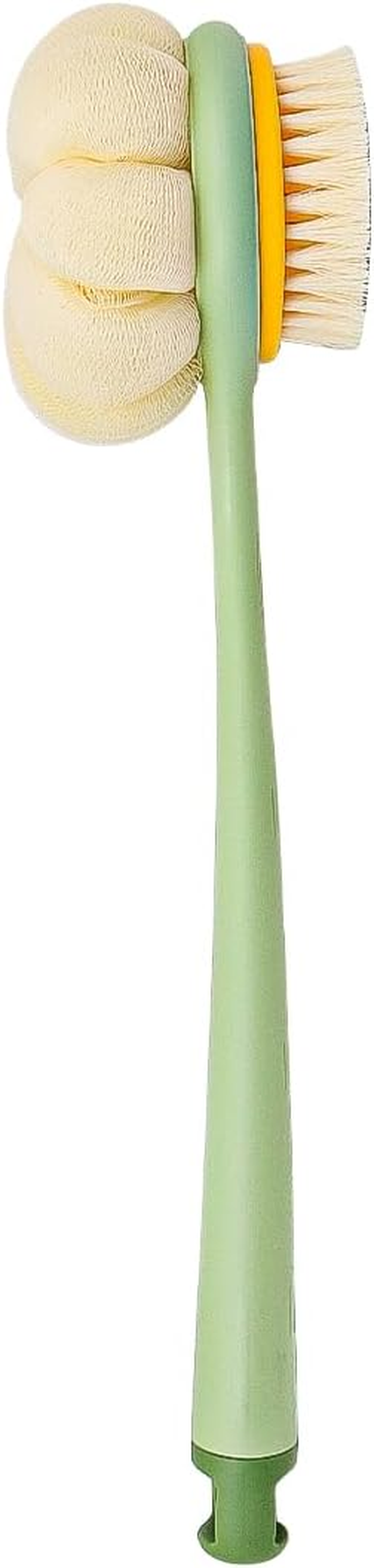 NUZAMAS Body Brush Back Scrubber Double Sided Body Shower Brush with Long Handle Bath Brush with Soft Bristles and Bath Ball for Massage Bathing Exfoliating image number 4
