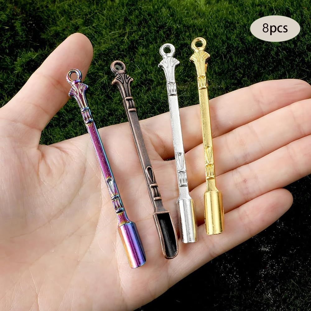 Mini Spoons, Set of 8, for Measuring Spices, Glitter Powder, Coffee, Filling Bottles image number 3