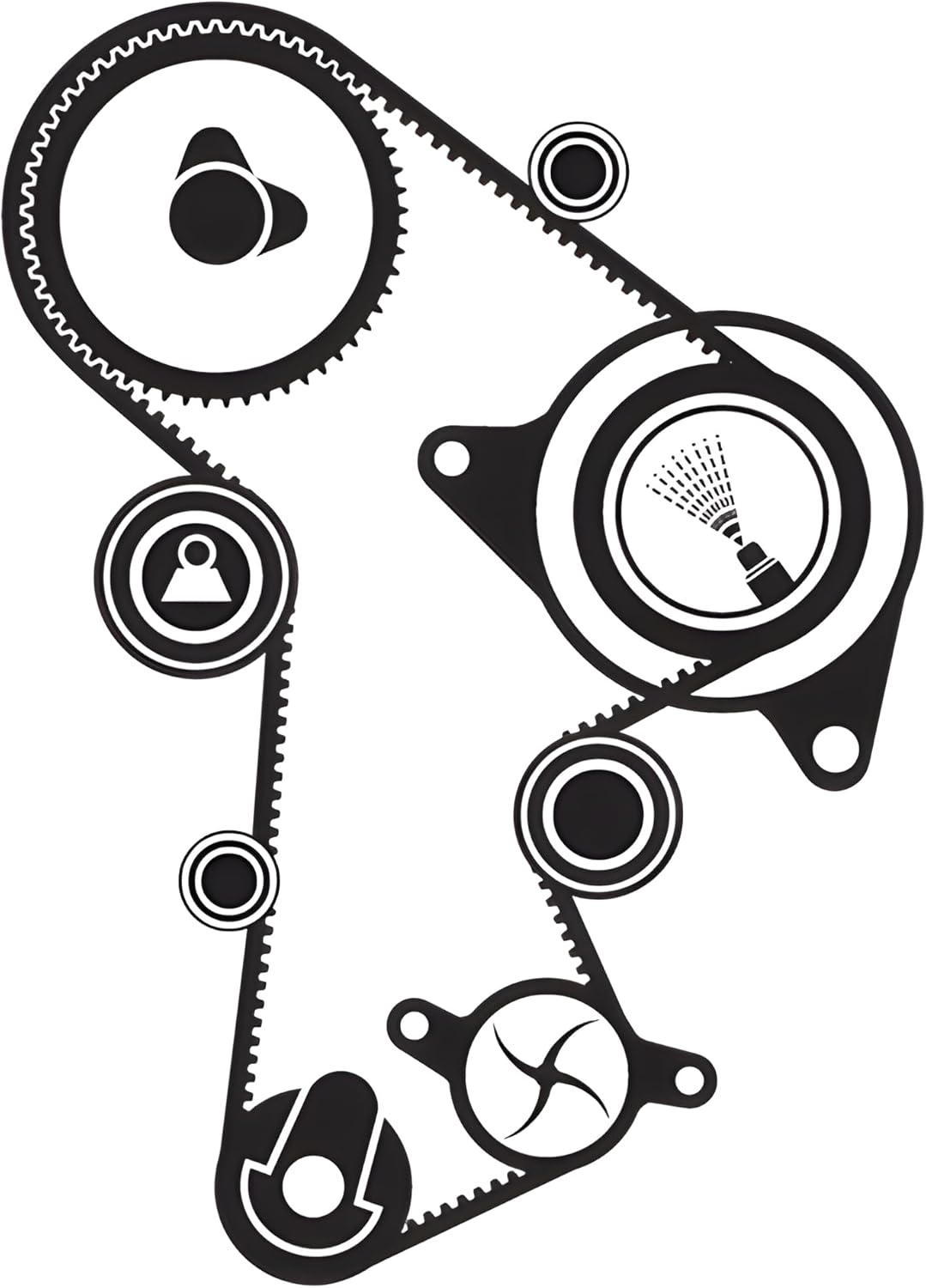 SKF VKMC 01263-1 Timing Belt and Water Pump Kit image number 2