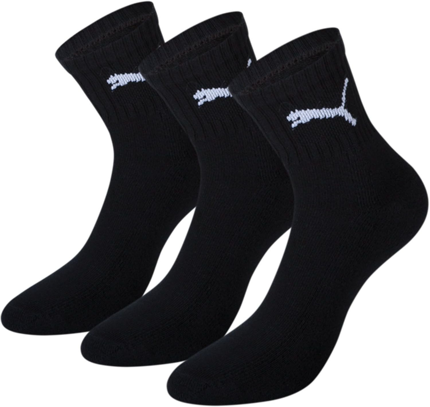 PUMA Unisex Adult'S Short Crew Socks (3 Pack)