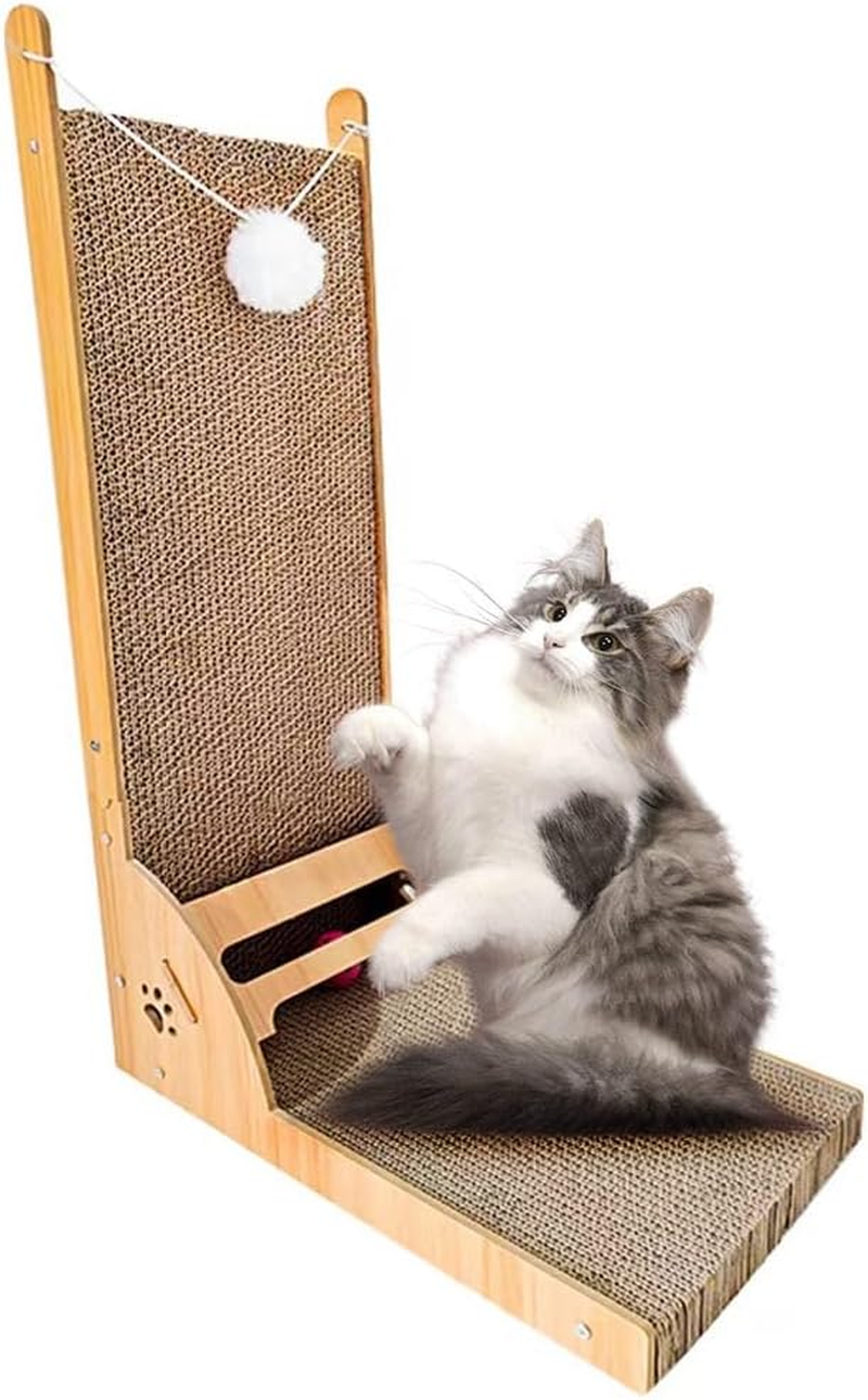 L-Size 25L X 40W X 63H Cat Scratching Board against the Wall to Relieve Boredom and Scratch image number 3