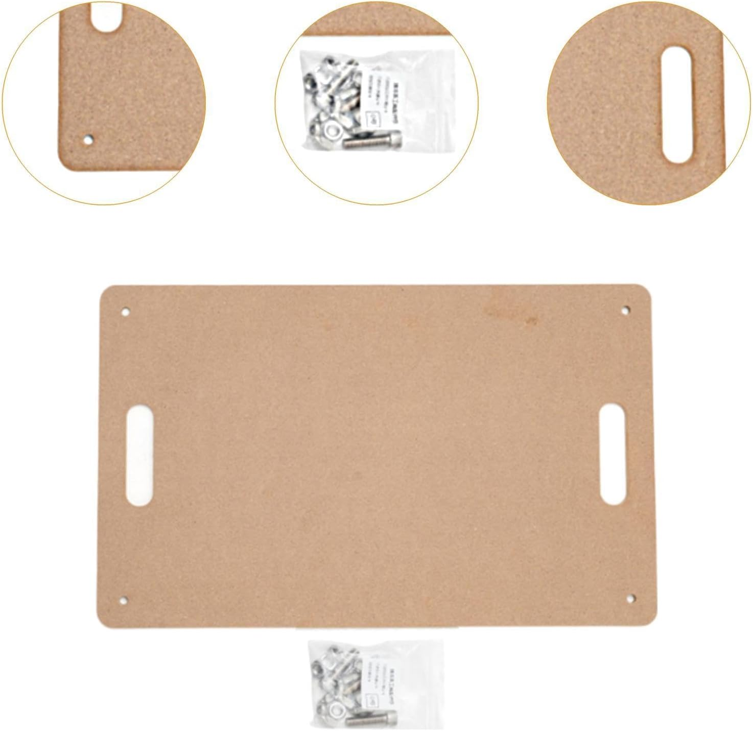 Clay Wedging Board, Plaster Modeling Board with Built in Handle, Clay Board for Drying Work, L image number 4