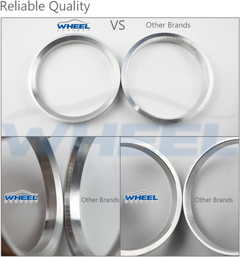 WHEEL CONNECT Hub Centric Rings,76.1 to 70.5, Set of 4, Aluminium Alloy Hubrings, O.D:76.1-I.D:70.5Mm. 8Mm Height. A image number 5