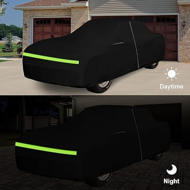 Waterproof Car Cover Compatible with 1962-1967 AC Shelby Cobra 289 427 Accessories, 210T All Weather Car Covers with Zipper&Lock for Car Dust Snow Rain Hail Protection image number 6