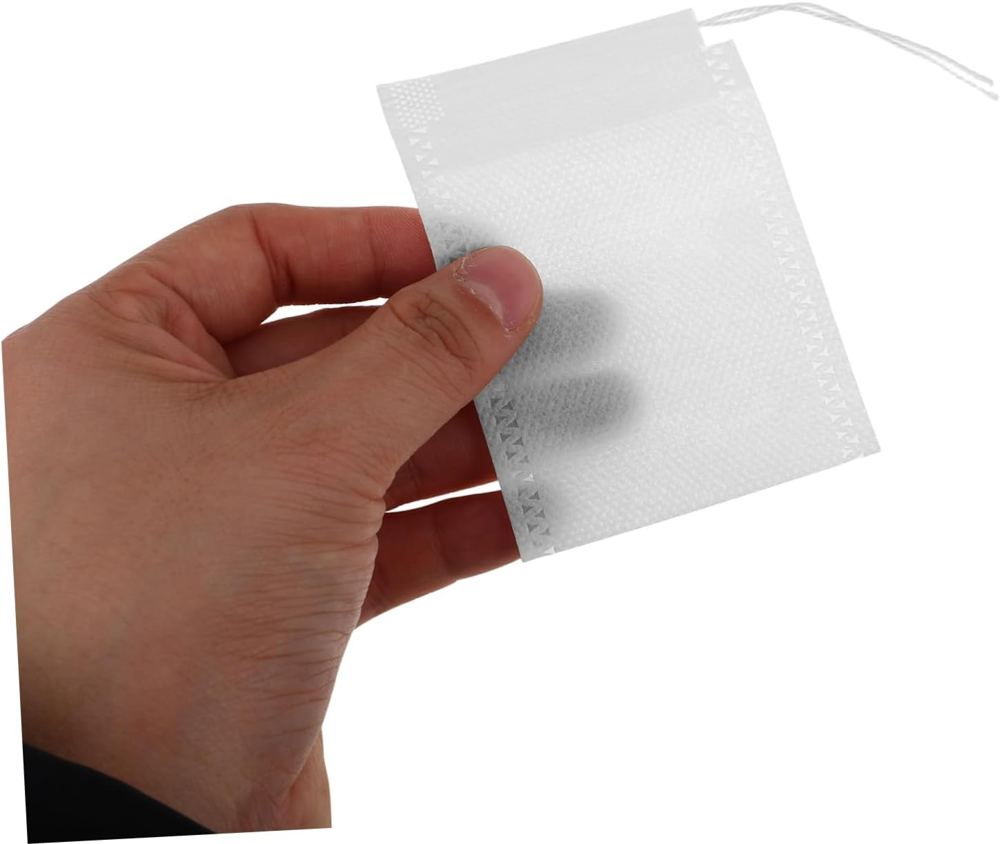 VICASKY 100Pcs Reusable Tea Sachets Loose Tea Strainer Detox Bags for Spa Home Easy Drawstring Sealing Design Multi-Function Filler Bags image number 4