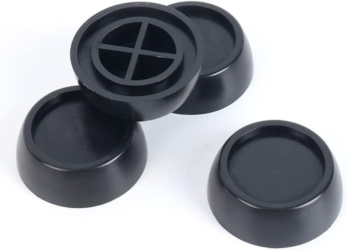 4Pcs anti Vibration Pads for Washing Machine,Shock and Noise Cancelling Washing Machine Support, Protects Laundry Room Floor, anti Walk and Slip, Black image number 5