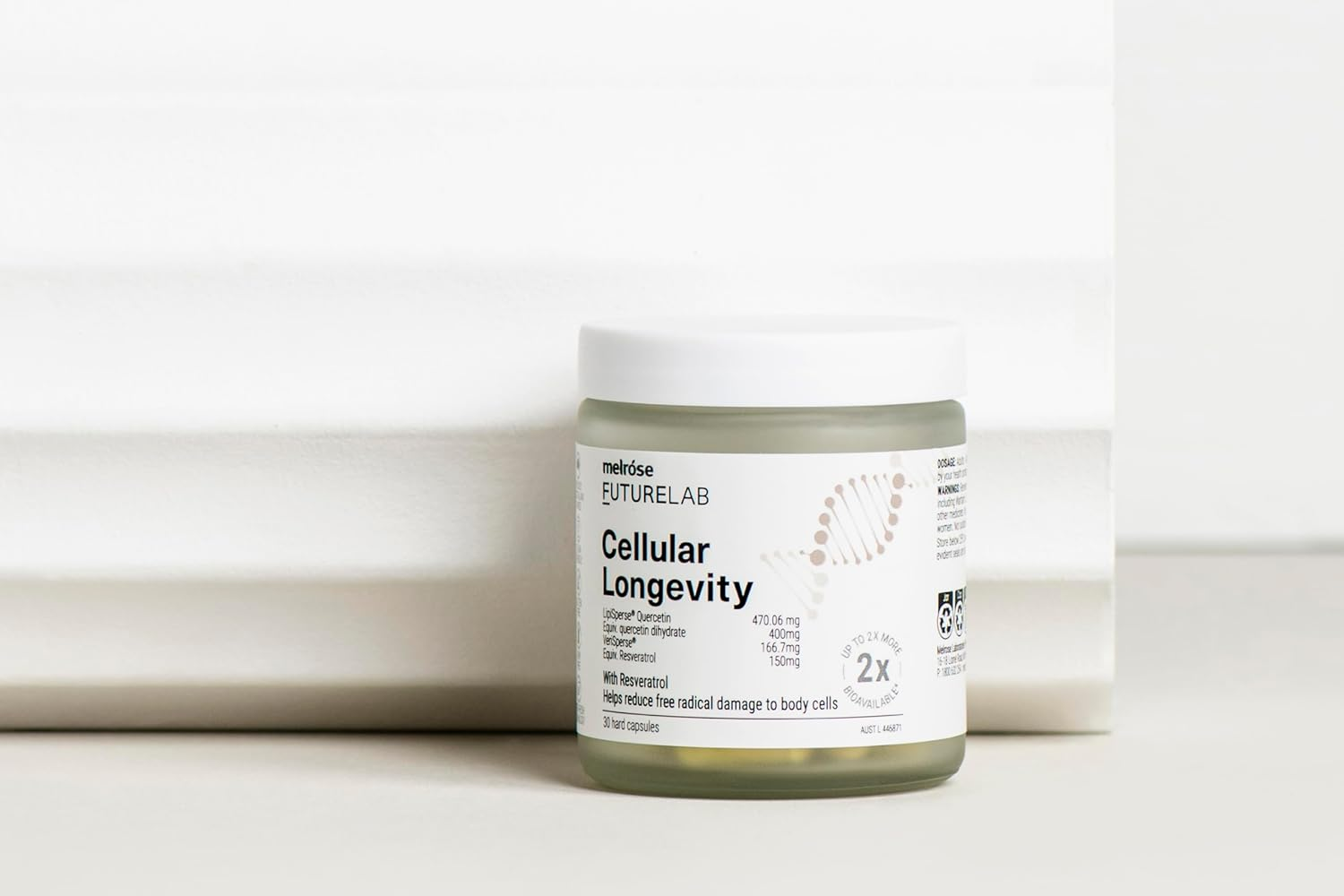 Melrose Futurelab Cellular Longevity 30 Capsules image number 5