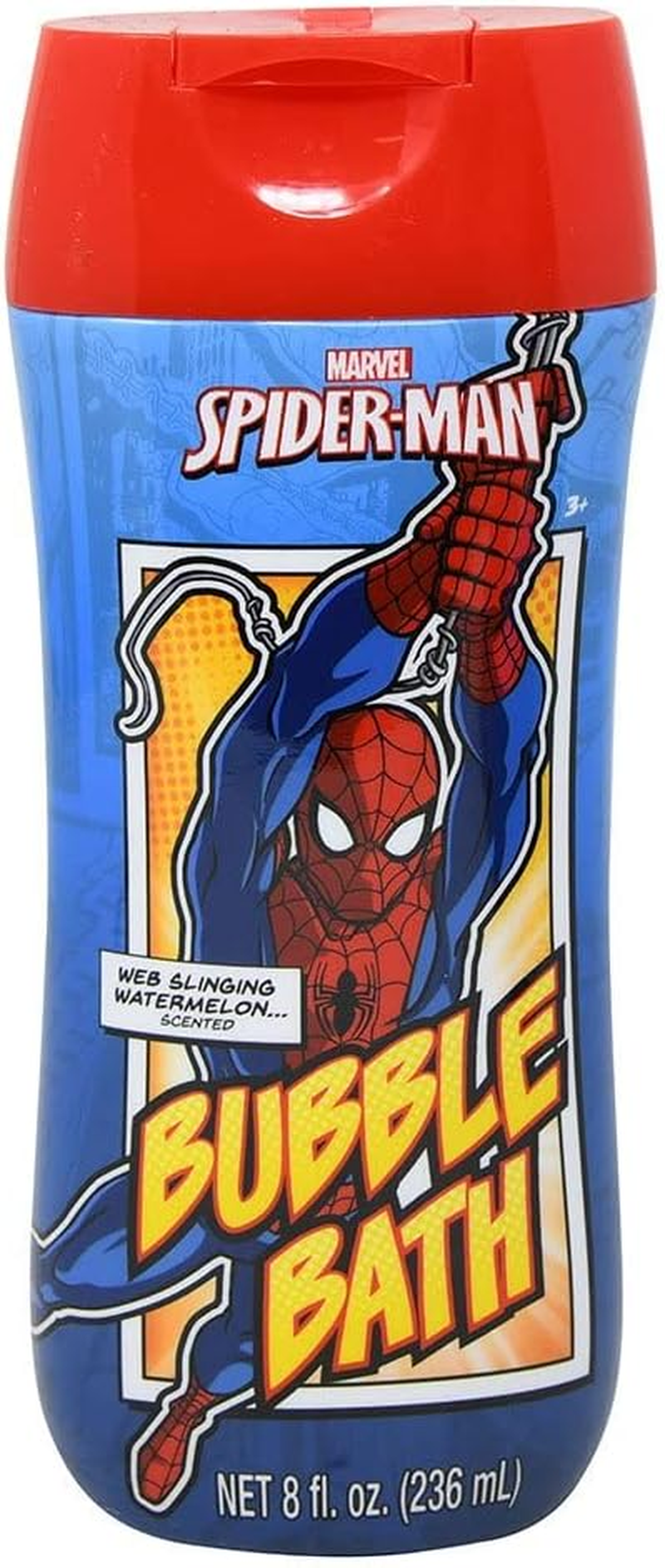 Marvel Comics Spiderman Web Clinging Watermelon Scent Bubble Bath