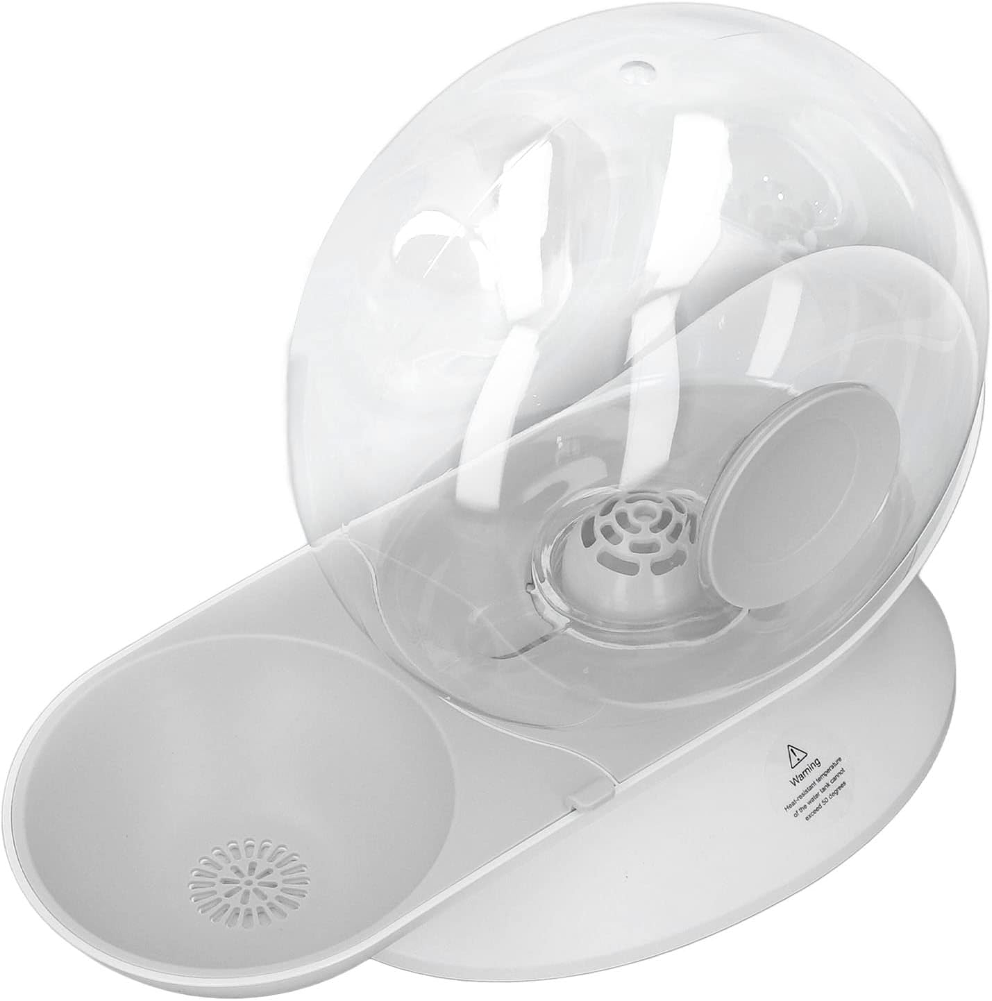 Water Dispenser Dog, Cat Drinker, Large Capacity Leak-Proof, Automatic Drinking Fountain, 2.8 Litres, Wet Feeder for Cats, Drinking Fountain for Dogs, Transparent image number 3