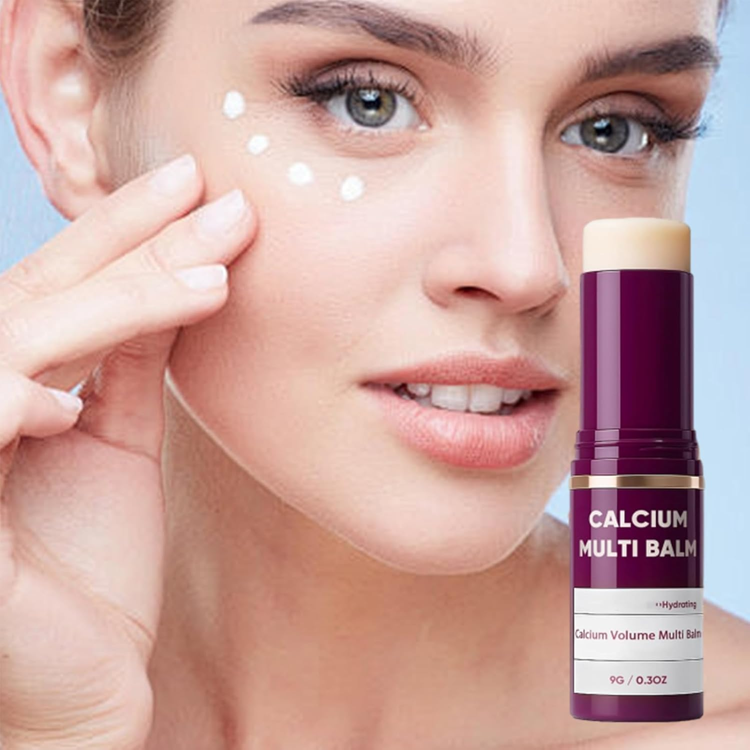 Cemenrete Calcium Volume Multi Balm, Wrinkle Core Stick, Korean Collagen Moisturing Stick, Anti-Aging, Hydrating, Almond & Vitamin E for Lip Balm Eye Cream Neck (2) image number 1