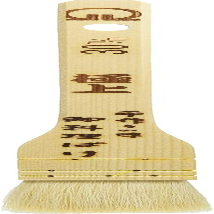 Endoshoji WHK01036 Professional Wood Handle White Brush (Goat Hair) 1.4 Inches (36 Mm) Cypress Goat Hair image number 4