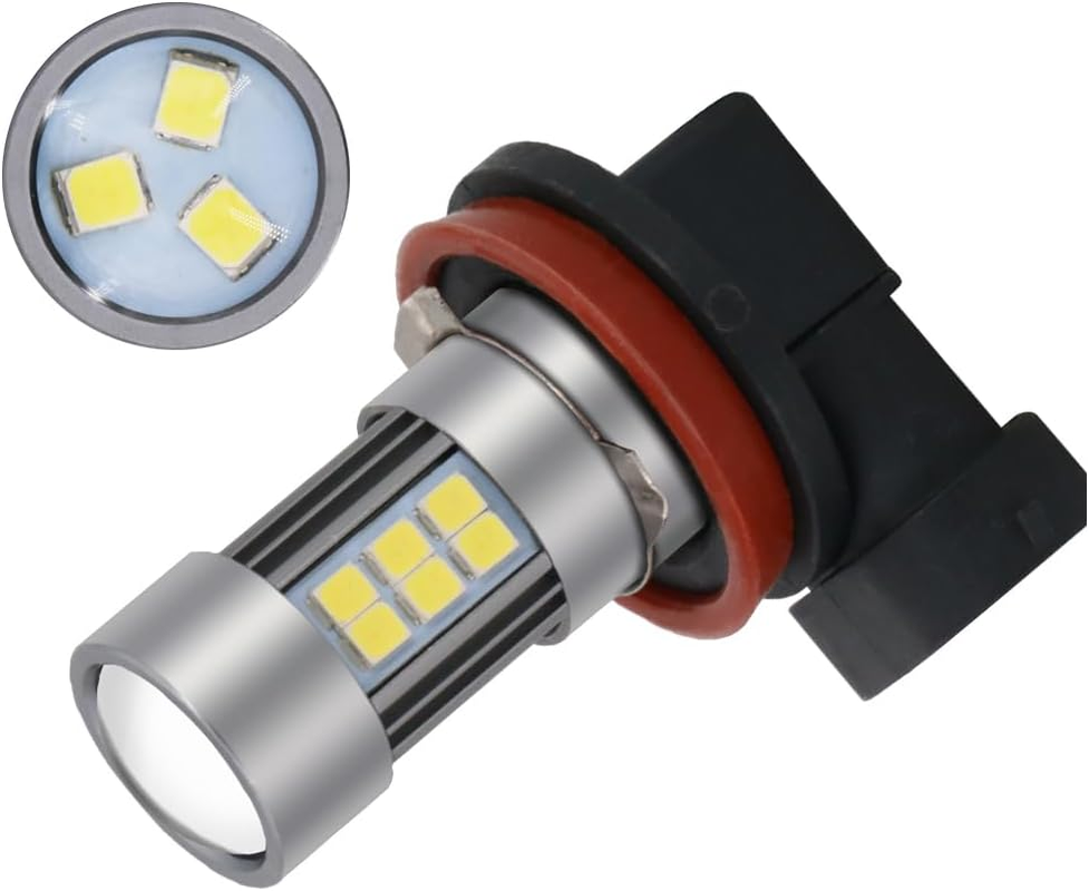 Blyilyb H11/H8 5800K Daily White High Brightness LED Fog or DRL Lamps Replacement for Cars (Pack of 2) image number 1