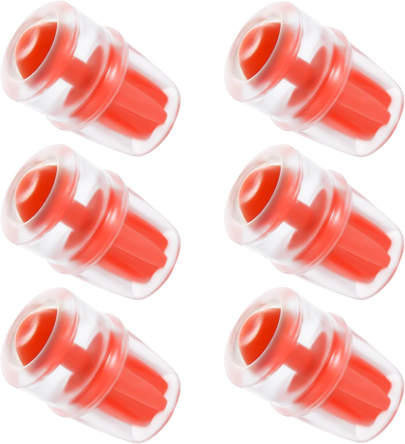 PEUTIER 6Pcs Bite Valve Replacement Sheath for Osprey, Silicone Hydration Pack Bite Valve Replacement Nozzle Mouthpiece for Hydration Pack System image number 1