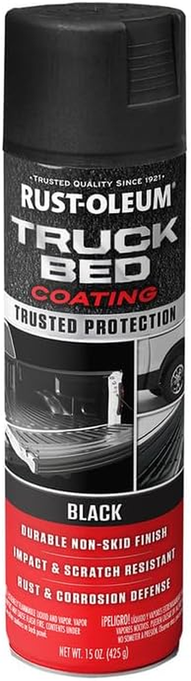 Rust-Oleum 248914 Automotive 15-Ounce Truck Bed Coating Spray, Black