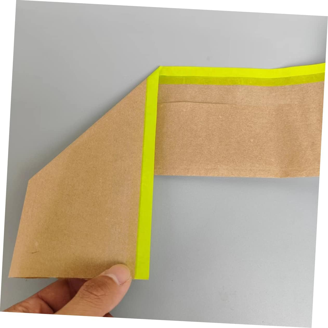 TEHAUX 2 Rolls Green Kraft Craft Paper Roll Masking Paper for Painting Upholstery Shelter Protection 15X11M Floor Furniture Decoration Covering image number 3