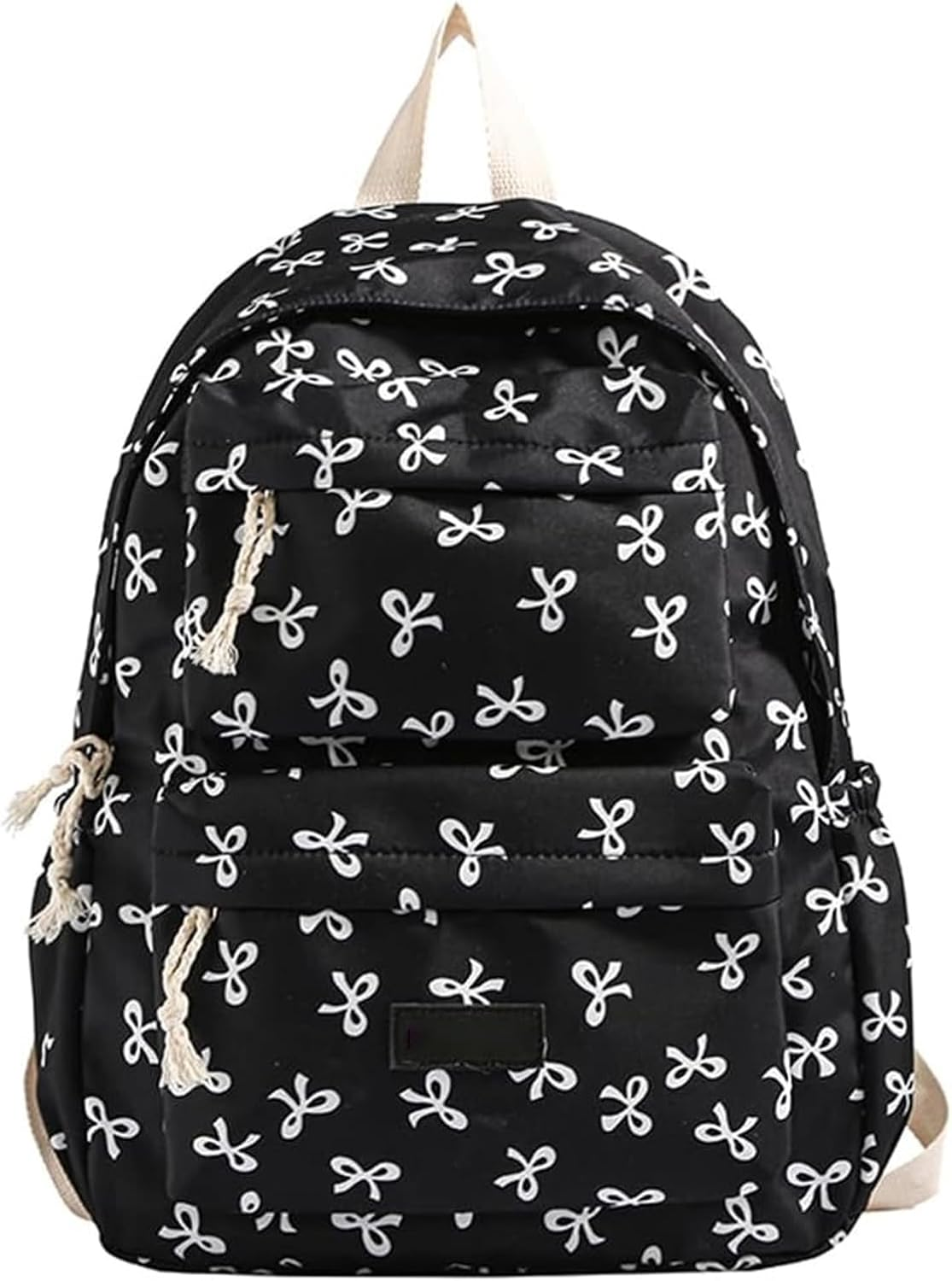 Bow Backpack for Women Girl, Cute Kawaii Aesthetic Travel Daypack, Y2K Preppy Backpack Bag