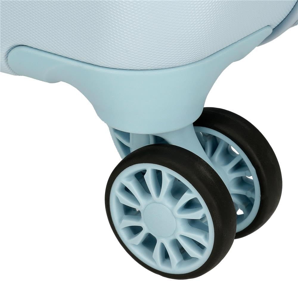 Joumma Disney Mickey Road Trip Cabin Suitcase Blue 33X50X20Cm Hard ABS Combination Lock Side 28.4L 2Kg 4 Wheels Double Luggage Hand Luggage, Blue, Cabin Suitcase, Blue, Cabin Suitcase image number 4