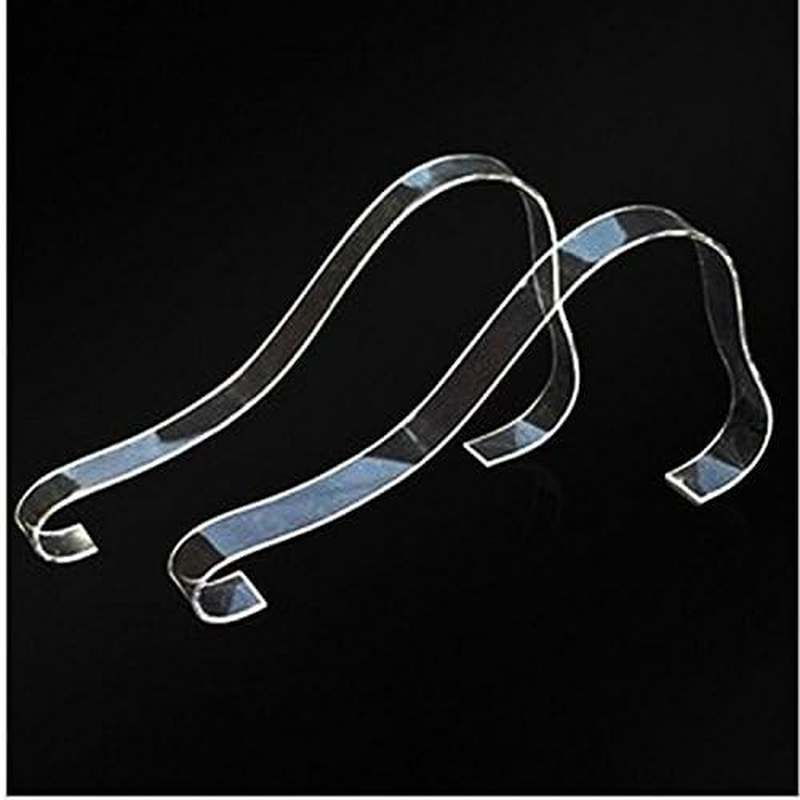 Lasenersm 10Pcs/5 Pair Acrylic Sandal Shoe Store Shoe Retail Shop Display Stand Shoe Supports Shaper Forms Inserts,Clear, Clear, 5 Pair (Pack of 1) image number 2