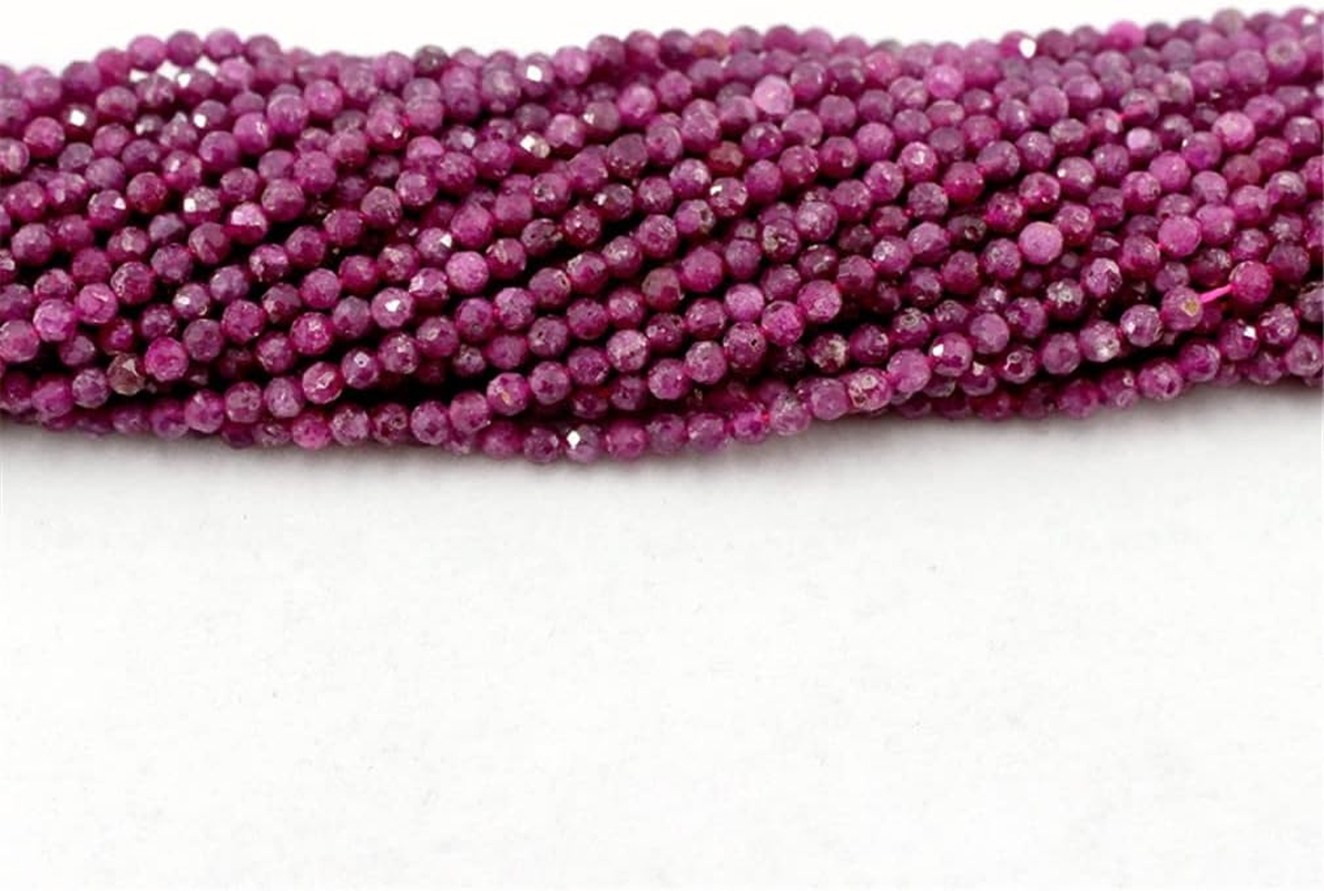 Natural Faceted Small Seed round Gemstone Beads for Jewelry Making DIY Waist Bracelets Necklace Anklet image number 1