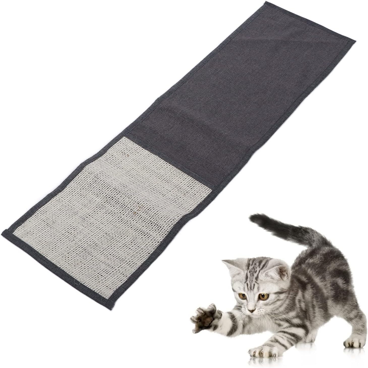 Premium Sisal Cat Scratch Mat and Sofa Protect,Protects Furniture, Satisfies Cats Ideal for Indoor Cat Owners Seeking to Preserve Home Decor (S)