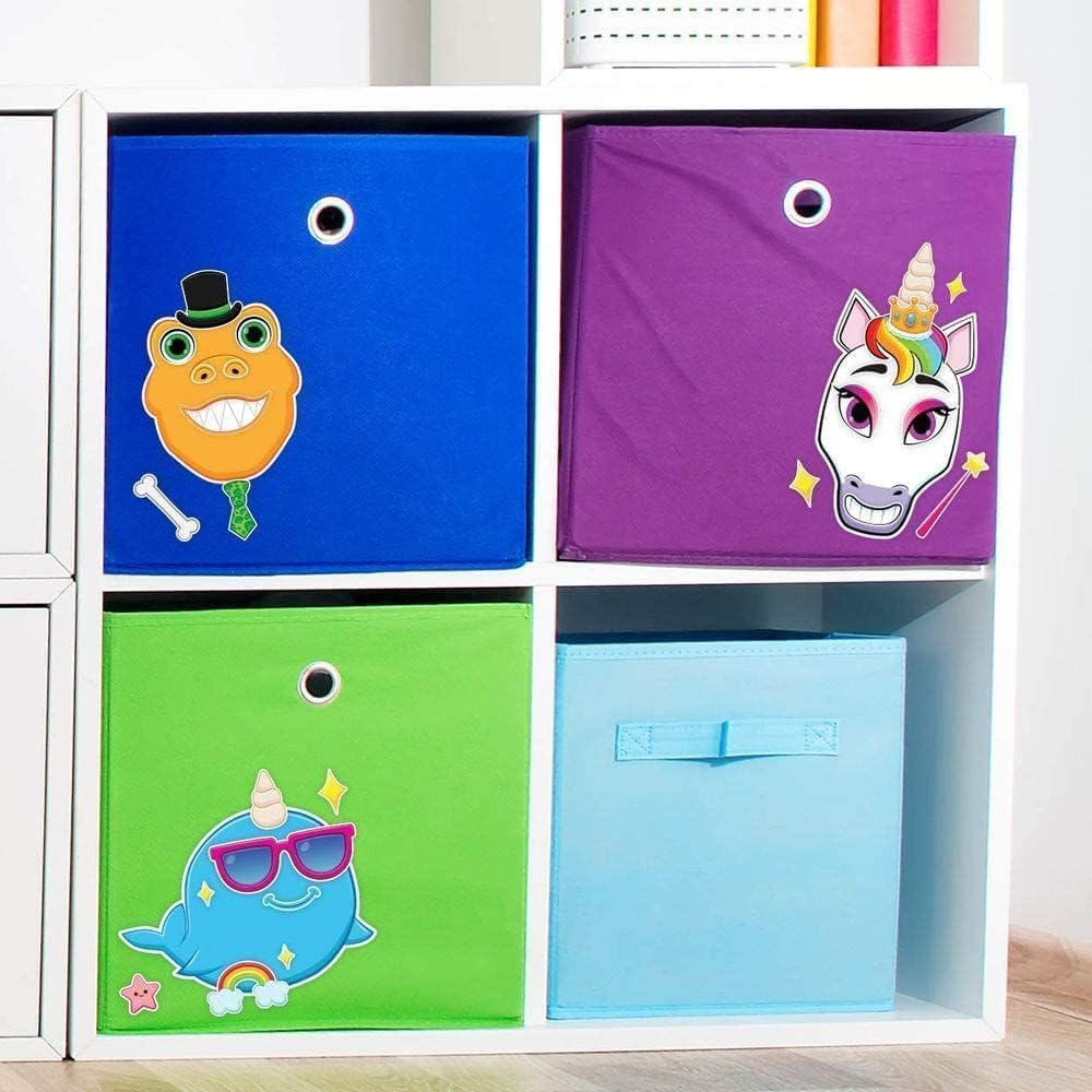 36 Sheets Make-A-Face Stickers for Kids (690 Stickers) Make Your Own Animal 12 Themed Gift Kids' Party, Student Reward, Art Craft, Party Favors, School Rewards image number 4