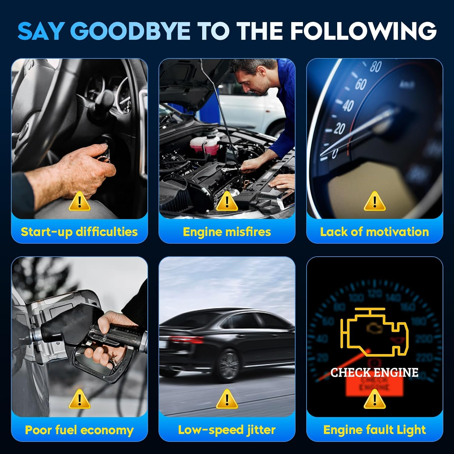 Ignition Coil Pack + Iridium Spark Plugs for Dodge Sprinter 2500 3500 Mercedes-Benz C230 C280 C300 C350 CL550 CLK350 CLK550 CLS550 E350 E550 G550 GL450 GL550 GLK350 ML350 ML450 ML550 R350 S400 S550 image number 2