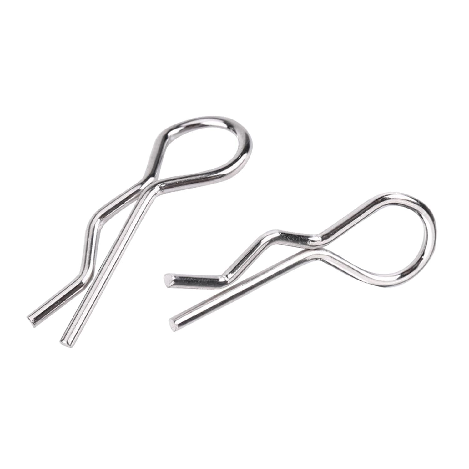 RC Shell Pin Set of 50 R Type Body Clip Pins for Remote Control Car 1/10 1/12 1/16 Scale Easy to Use for RC Hobbyists and Model Car Enthusiasts image number 3