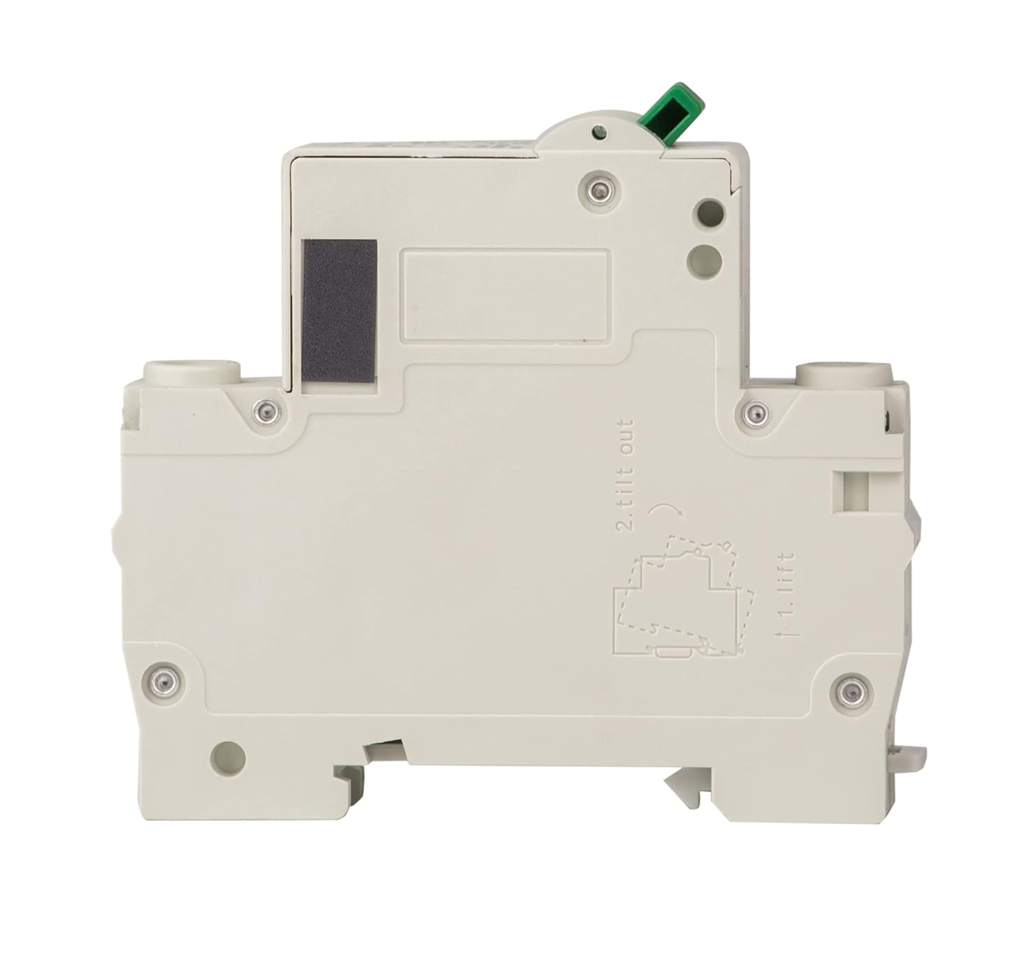 DC Miniature Circuit Breaker, 1 Pole 40 Amp, 24VDC-250VDC, 6Ka Din Rail Mount Breaker with Thermal Magnetic Trip, DZ47-63 1P, DC Solar MCB image number 3