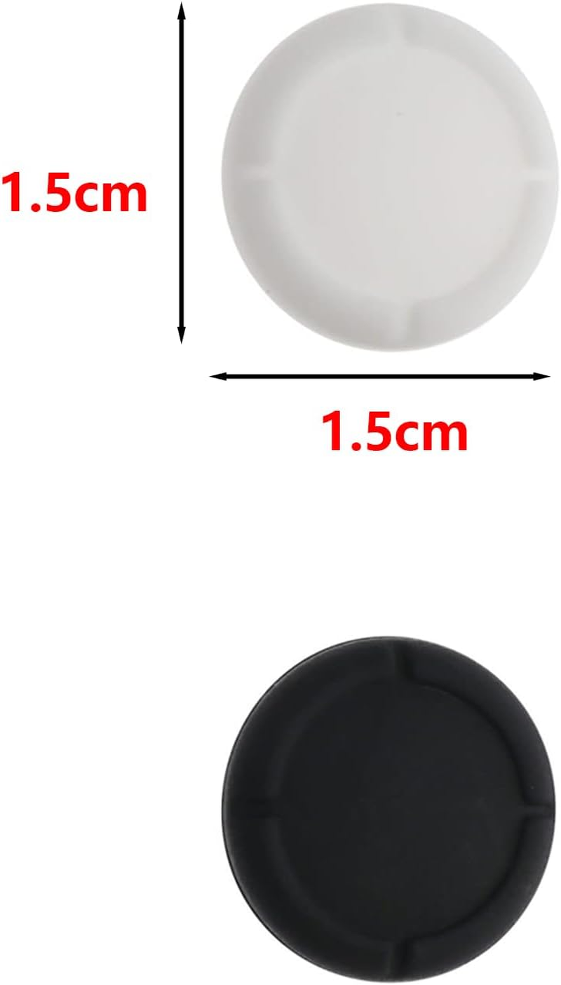 JANGJANG 4PCS Replacement Thumb Caps, Comfort Soft Silicone Analog Thumb Joystick Grips, Compatible with Switch and Switch Lite Joy-Con Controller, Anti-Slip Design image number 4