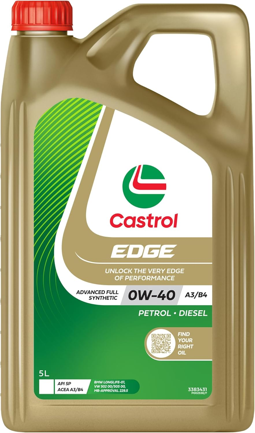 Castrol Edge 0W-40 A3/B4 Engine Oil 5 Litre image number 2