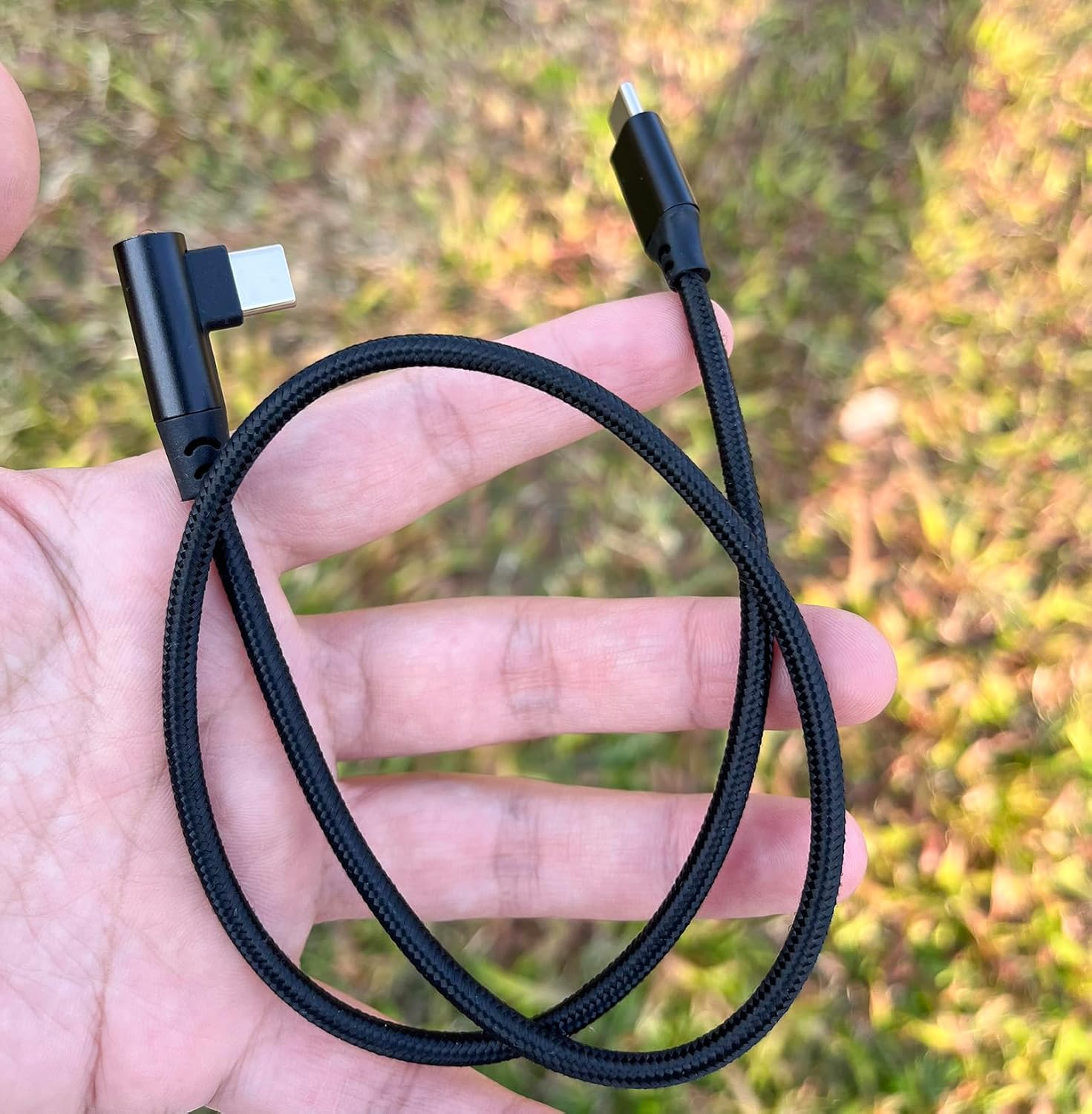 50Cm USB C to USB C Cable 3 Packs, SUMPK Right Angle 60W PD Type C Fast Charging Cord Compatible with Samsung Galaxy S22/S21/S20 Ultra/Z Fold 3/Note 20, Macbook Air, Ipad Pro 2020, Pixel 5/4/3 XL image number 7