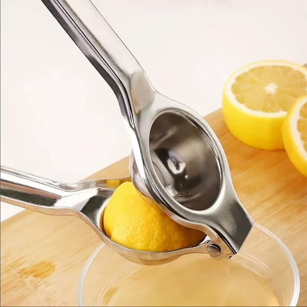 Lemon Squeezer, Stainless Steel Citrus Juicer,Citrus Lime Lemon and Fruit Juicer,Metal Lemon Hand Press,Hand Held Squeezer image number 2