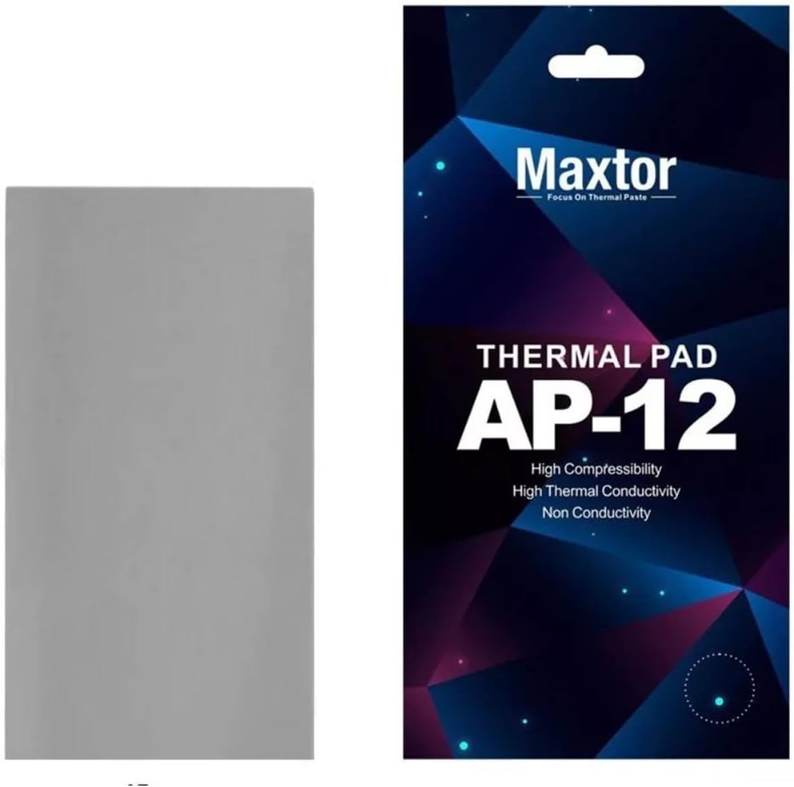 Thermal Pad AP-12 14.8W/Mk High Thermal Conductivity Heat Dissipation Silicone Pad CPU/GPU Silicone Grease Cooling Pad - 85 X 45 X 3 Mm image number 1