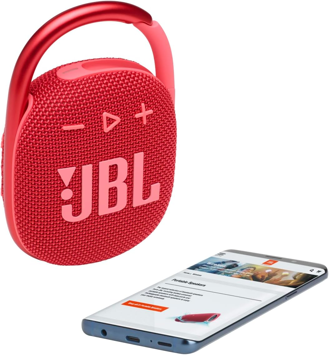 JBL Clip 4 - Portable Mini Bluetooth Speaker, Big Sound and Strong Bass, Built-In Carabiner, Waterproof IP67 and Dustproof, 10 Hours Playback, Speaker for Home image number 2