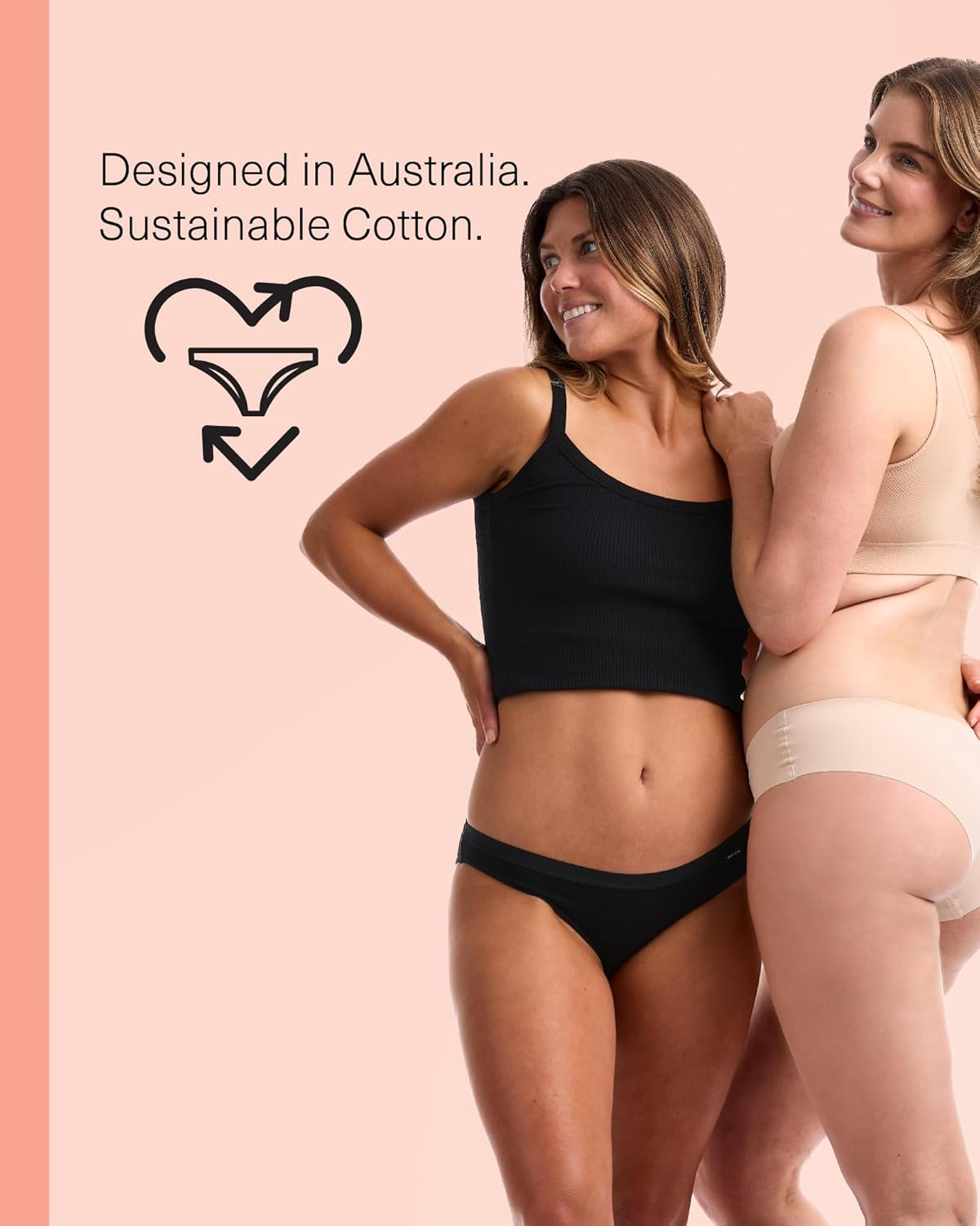 UNDERWORKS Womens 5 Pack Cotton/Elastane Full Briefs Womens Underwear, Cotton Stretch Fabric, Breathable, Comfortable for Everyday Wear, Value Pack, Underwear Women image number 4