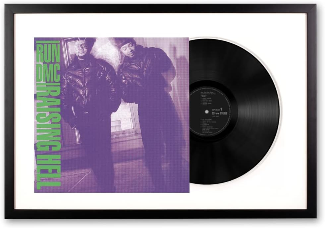 Vinyl Art Run Dmc Raising Hell Memorabilia Framed image number 2