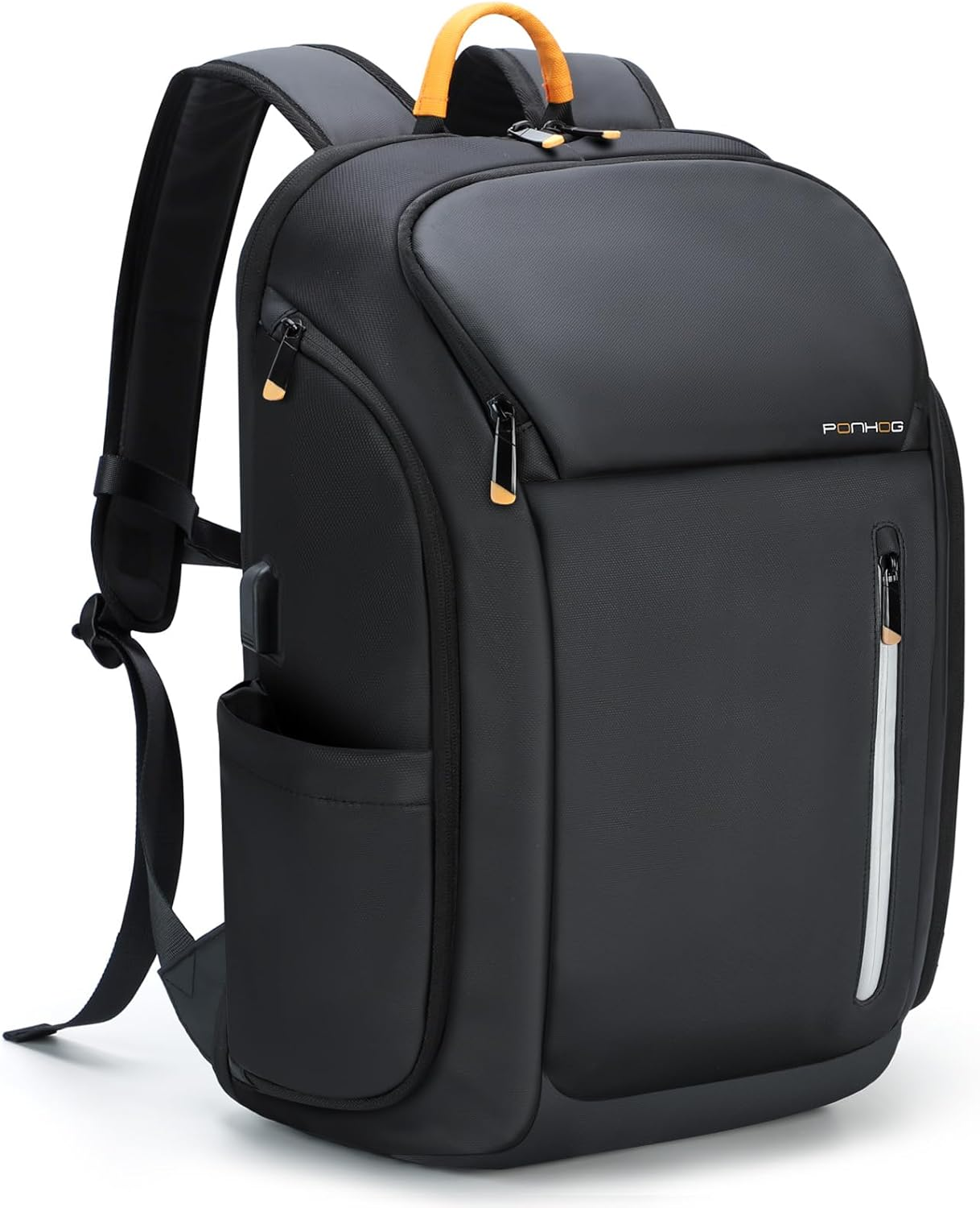 Ponhog Laptop Backpack for Men, Business Backpack with USB Charging Port anti Theft Computer Backpack