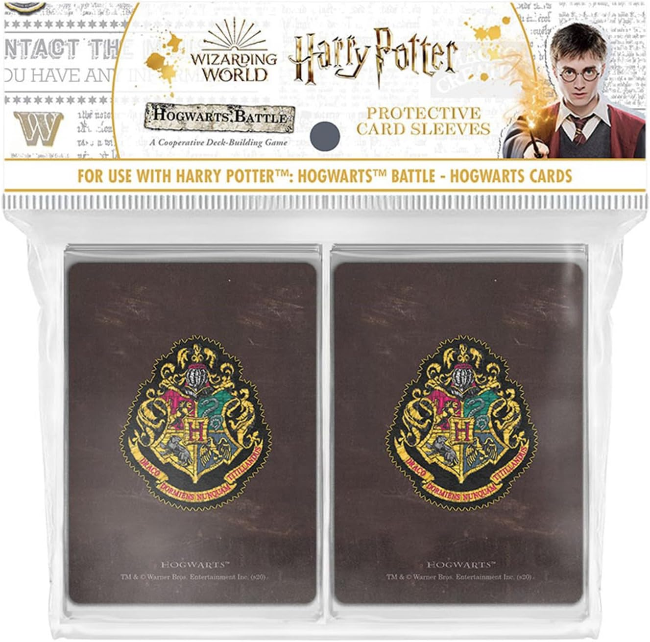 USAOPOLY Harry Potter Hogwarts Battle Card Sleeves