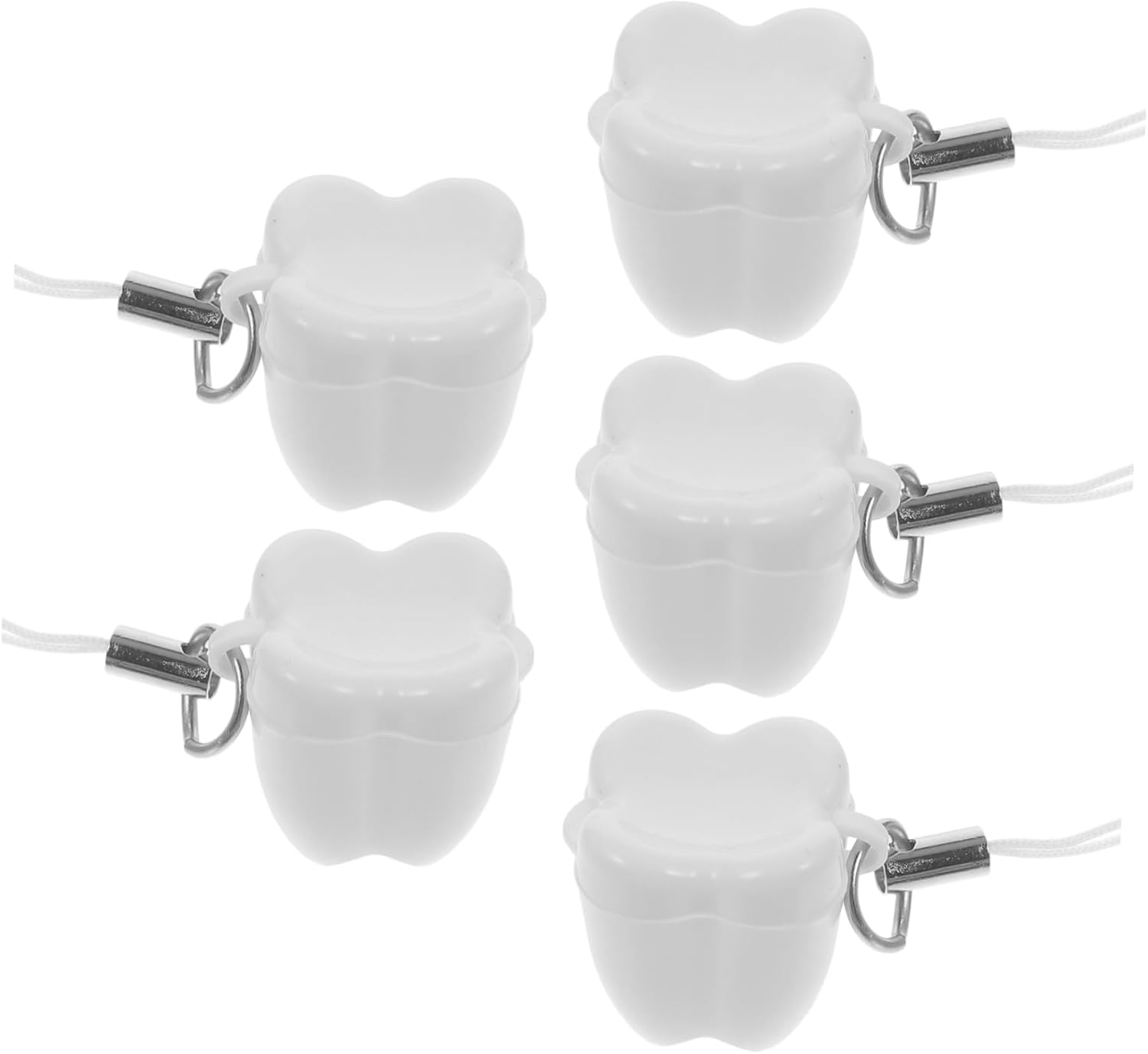 5Pcs Teeth Keepsake Box Portable Tooth Storage Container for Boy Girl'S image number 3