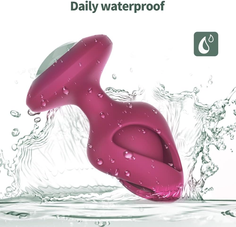 LOVEMAX Hollow Design Strong Motor Silicone Plug Anales Men Women Couples Begineers Toy Inflatable Plug for Women Amal Plugs Wireless Remote Control (Red) image number 2