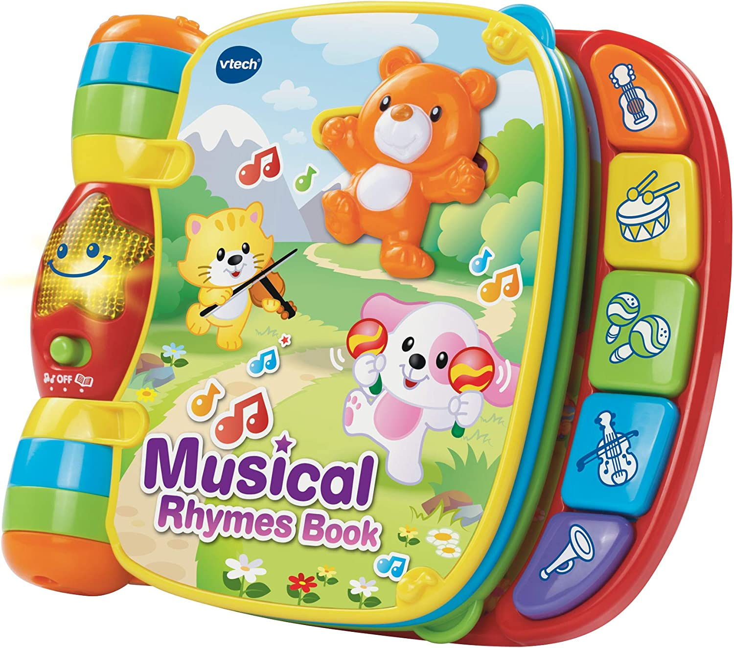 Vtech Musical Rhymes Book - Educational Activity Toy - 166703 - Multicoloured image number 1