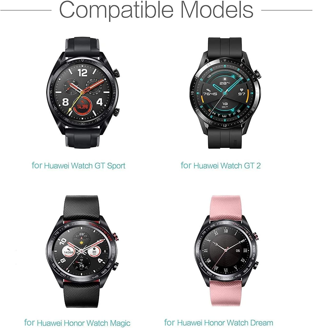 USTIYA Charger for Huawei Smart Watch GT/GT 2 / GT 2E / Honor Watch Magic/Magic 2 / Dream/Watch GS Pro Adaptador Replacement USB Adapter Cables image number 2