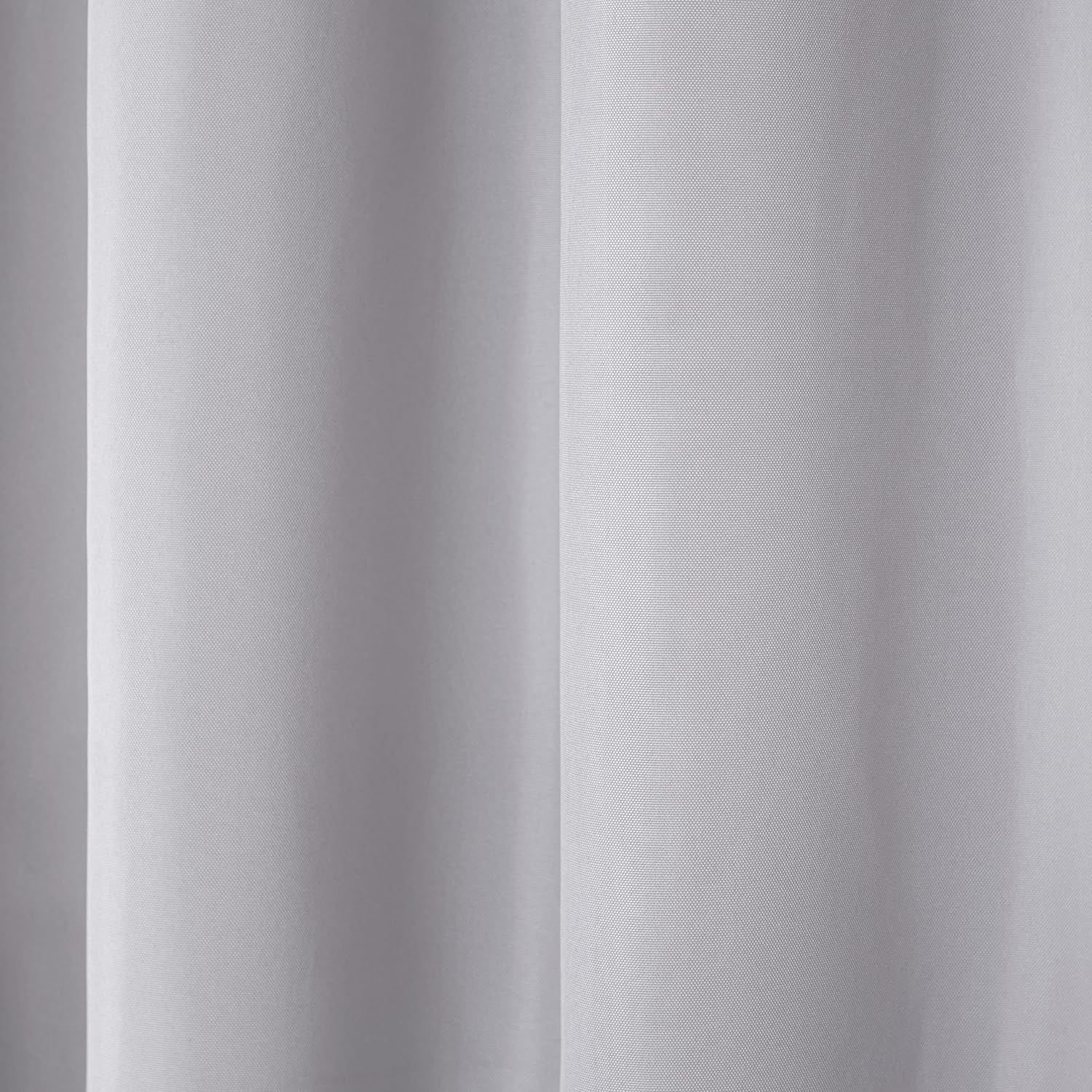 Town & Country Basics Cabana Solid Heavyweight Indoor Outdoor Curtains, Light Filtering Opacity with Grommet Top, Water Repellent, 2-Pack Set, 54"X144", Cloud Grey