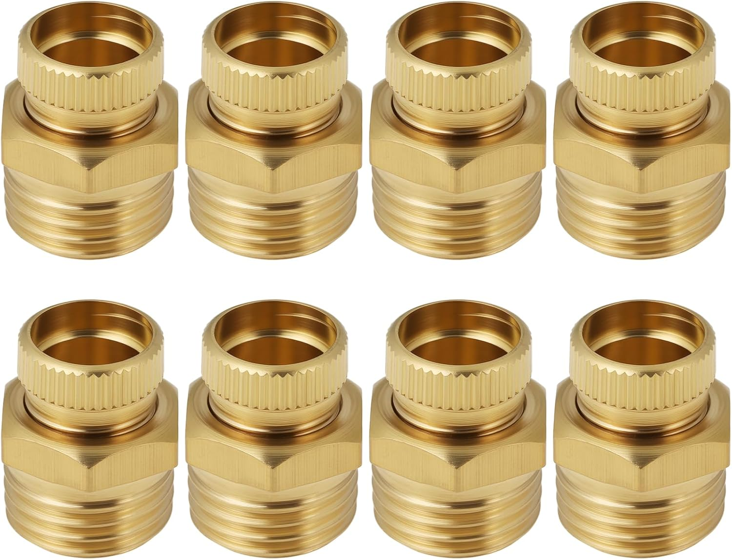 Be in Your Mind 8Pcs Brass Drain Valve G1/4 Male Thread Water Drain Valve for Air Compressor