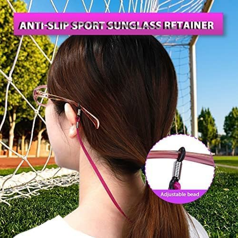 8Pcs Adjustable Leather Eyeglass Straps,Eyewear Retainers for Men and Women, Ideal for Sports Sunglasses image number 3