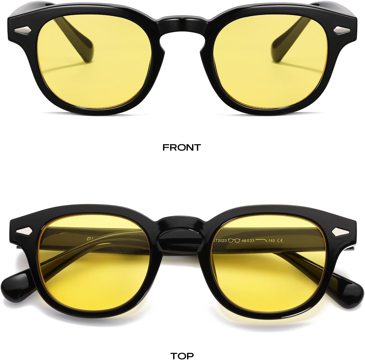 Gtand Unisex Vintage Retro round Style Tinted Sunglasses for Men Women Fashion Circle Sun Glasses 46Mm image number 5