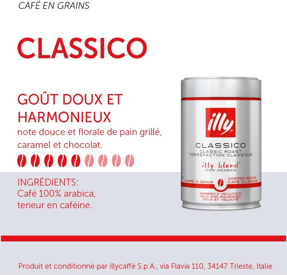 Illy Classico Coffee Beans 250 G (Pack of 6) image number 5