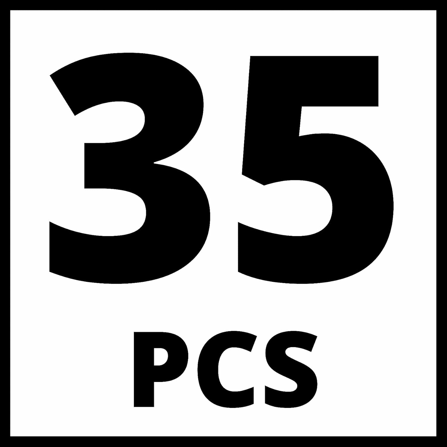 Original Einhell 35-Piece Sanding Belt Set 9 X 457 Mm (Belt File Accessories, Suitable for Cordless Tape File TE-BF 18 Li, 5X Grit 40, 60, 80, 120, 180, 240, 320) image number 2