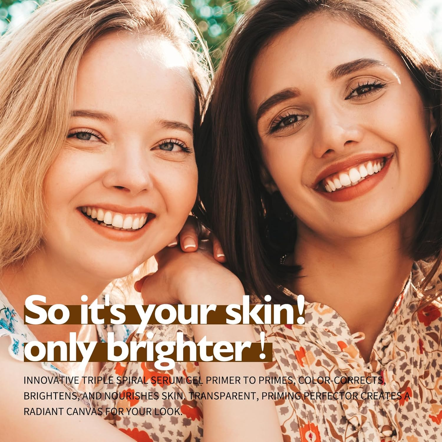 KIMUSE Color Corrector, One Step Cream Colour Corrector Tinted Moisturizer, Skin Tone Correcting & Brightening Face Primer Makeup, Natural Finish image number 3